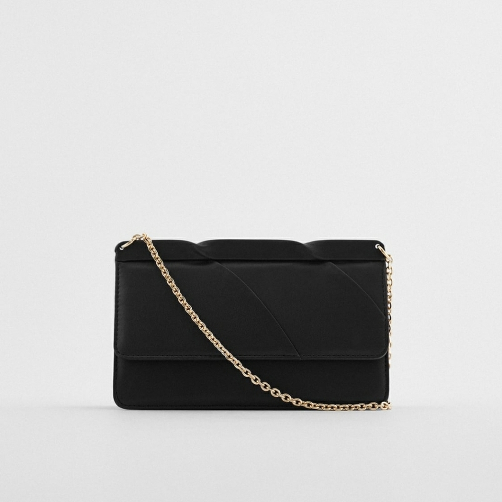 Zara Minimalist Crossbody Bag with Chain